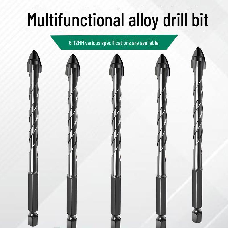 Multi-Purpose Ceramic Glass Metal Tile Drill Bit with Four Blades for Concrete and Special Hole Drilling
Multi-Purpose Ceramic Glass Metal Tile Drill Bit with Four Blades for Concrete and Special Hole Drilling