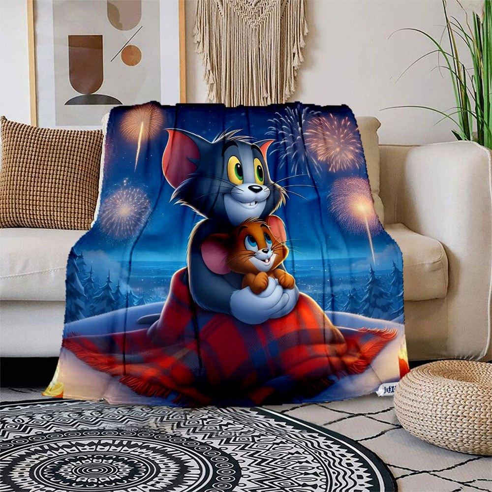 Tom & Jerry: Magical Night Blanket Blanket Flannel Throw Blanket for Sofa, Bed, Travel, Camping, Office 100x150cm
Tom & Jerry: Magical Night Blanket Blanket Flannel Throw Blanket for Sofa, Bed, Travel, Camping, Office 100x150cm