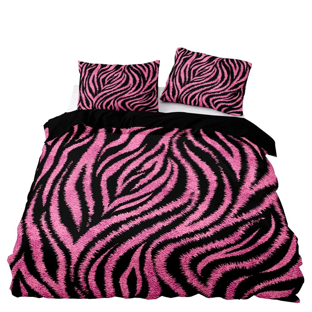 Three-Piece Bedding Set, Pink Leopard Print Microfiber. EU single 135*200
Three-Piece Bedding Set, Pink Leopard Print Microfiber. EU single 135*200