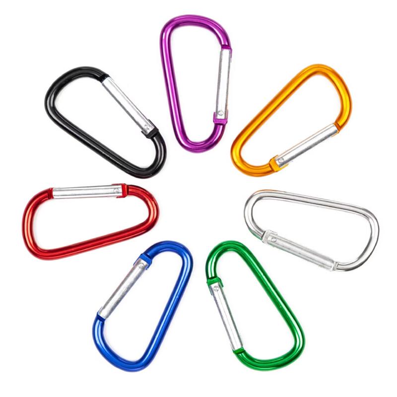 ML6 6cm D-Type Aluminum Alloy Carabiner 50-Pack
ML6 6cm D-Type Aluminum Alloy Carabiner 50-Pack