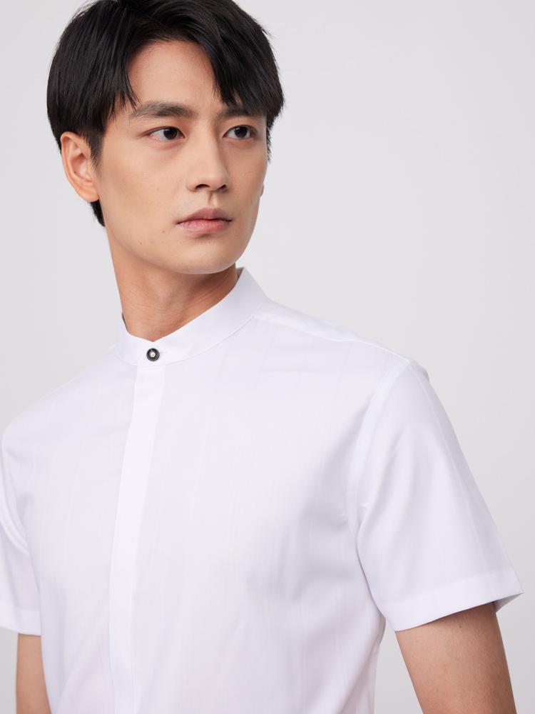 Летняя мужская однотонная классическая рубашка с коротким рукавом и потайной пуговицей без кармана, повседневная дышащая рубашка с воротником-стойкой на пуговицах для деловой деятельности 44 белый
Летняя мужская однотонная классическая рубашка с коротким рукавом и потайной пуговицей без кармана, повседневная дышащая рубашка с воротником-стойкой на пуговицах для деловой деятельности 44 белый