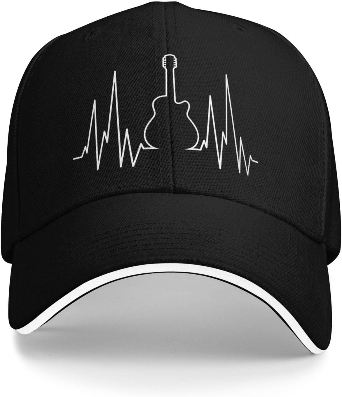 Guitar Heartbeat Pulse Print Baseball Cap Polyester Unisex Adjustable Casual Outdoor Sports Cap One Size
Guitar Heartbeat Pulse Print Baseball Cap Polyester Unisex Adjustable Casual Outdoor Sports Cap One Size