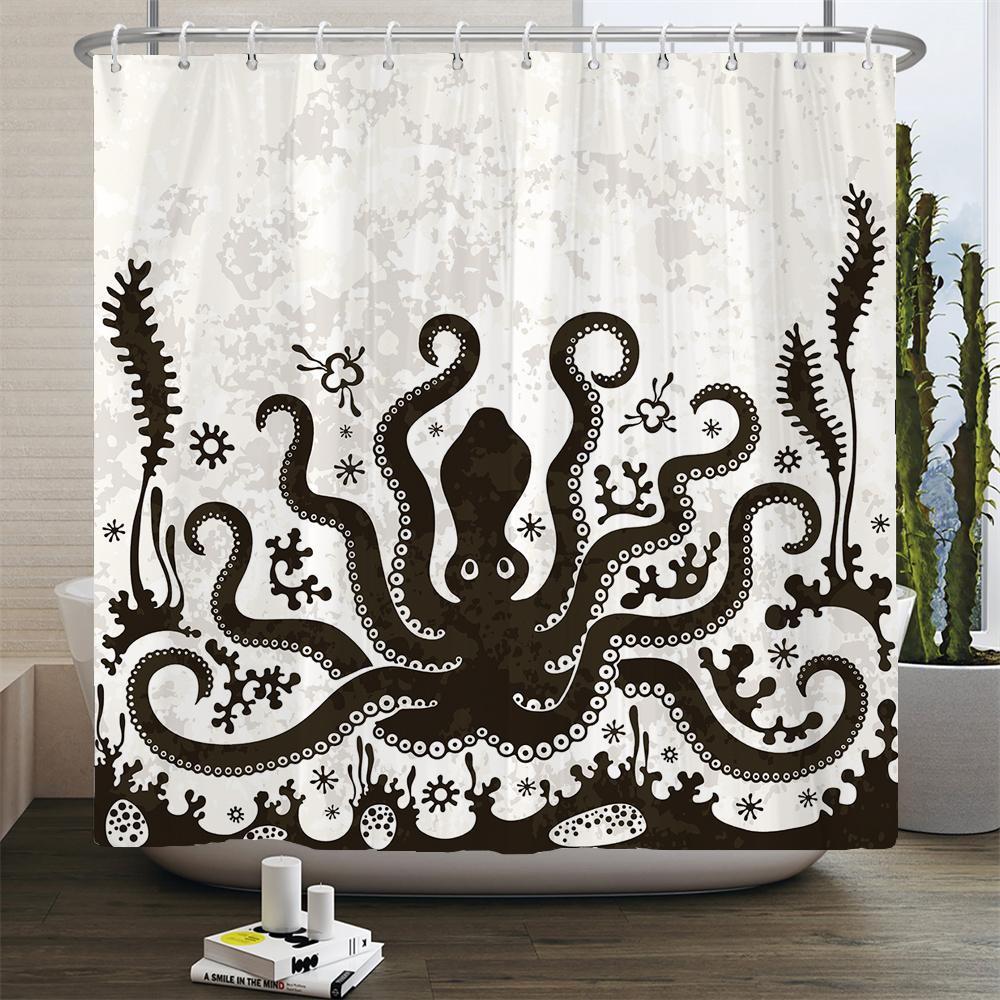 Funny Art Octopus Printed Shower Curtain Washable Curtain With Hook Bathroom Decorative Curtain 3D Shower Curtains 300*180Cm W60H190(CM)-1 Pcs
Funny Art Octopus Printed Shower Curtain Washable Curtain With Hook Bathroom Decorative Curtain 3D Shower Curtains 300*180Cm W60H190(CM)-1 Pcs