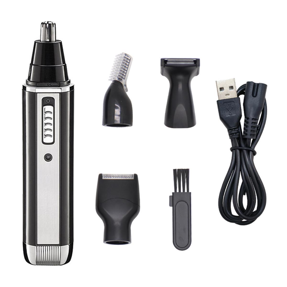 Men s 4-in-1 Electric Grooming Set: Nose, Sideburns, Eyebrow Trimmer & Shaver
Men s 4-in-1 Electric Grooming Set: Nose, Sideburns, Eyebrow Trimmer & Shaver