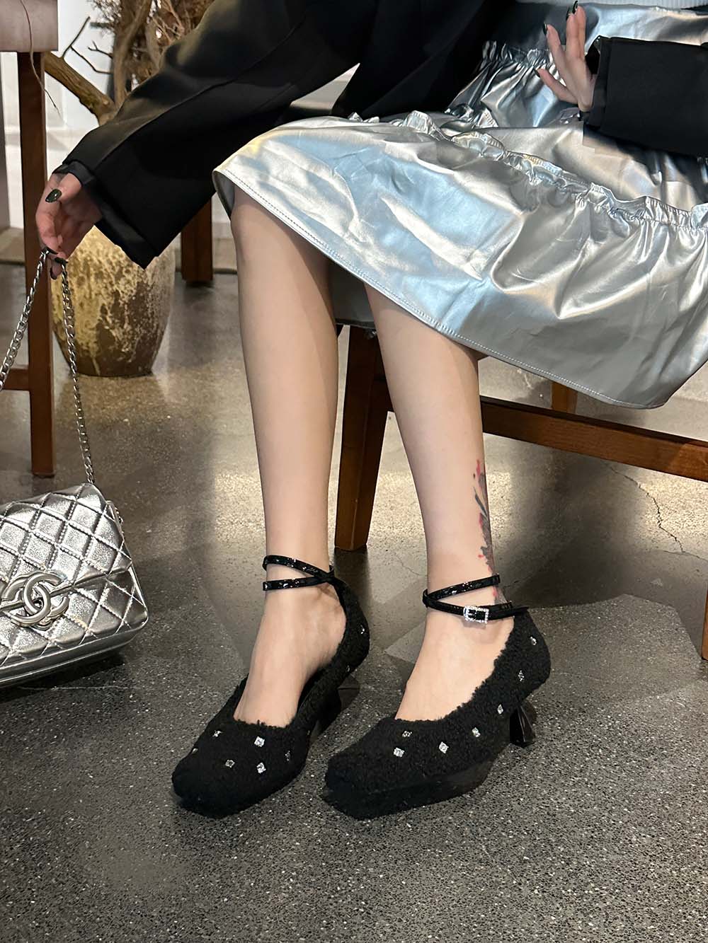 мода квадратный носок женские туфли-лодочки ремешок на щиколотке кристаллы стразы заклепки тонкий высокий каблук черный коричневый белый мелкий без застежки мода 5.5 чёрный
мода квадратный носок женские туфли-лодочки ремешок на щиколотке кристаллы стразы заклепки тонкий высокий каблук черный коричневый белый мелкий без застежки мода 5.5 чёрный