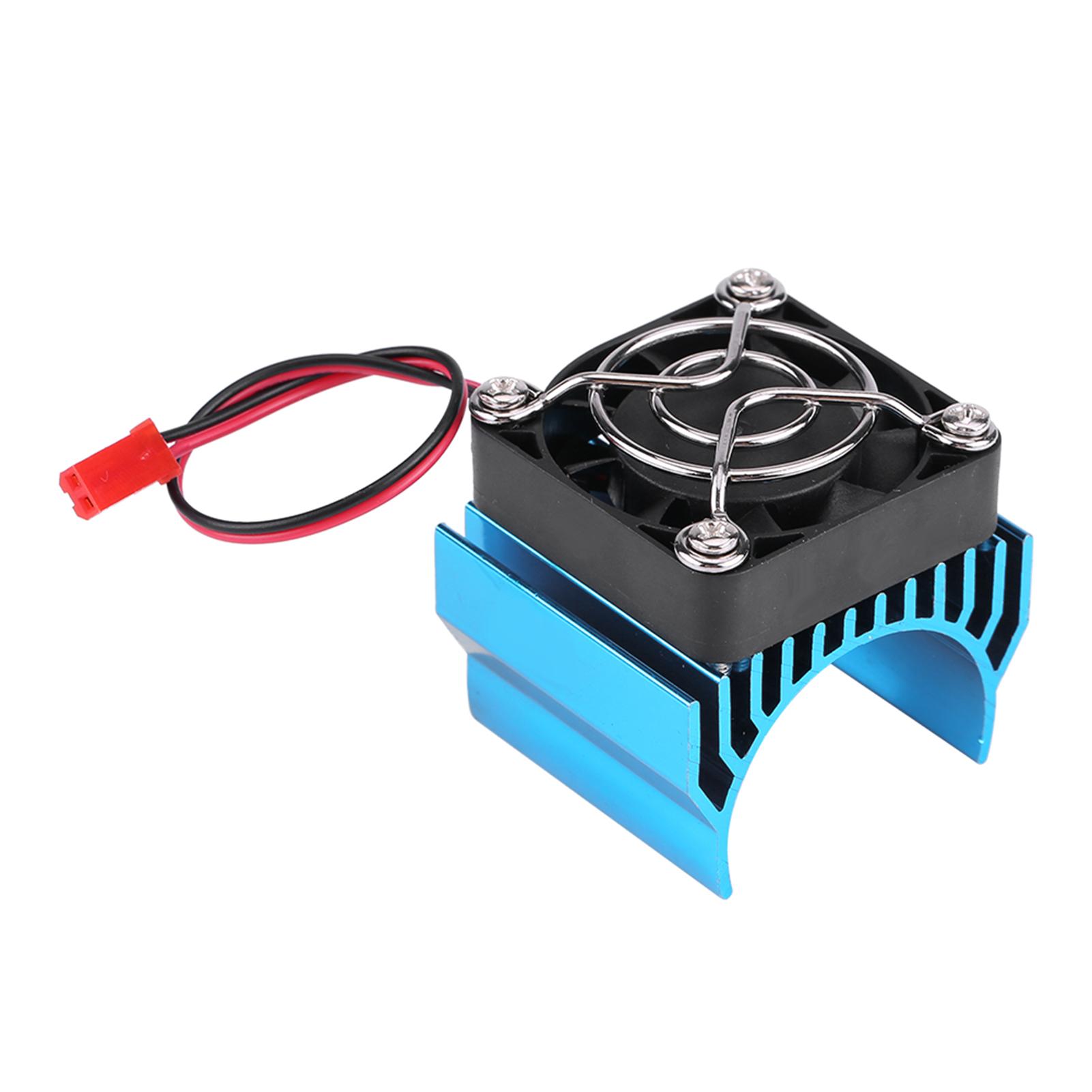 Heat Sink With Cooling Fan for 1/10 Scale Electric RC Car 540 / 550 / 3650 Motor (Blue)
Heat Sink With Cooling Fan for 1/10 Scale Electric RC Car 540 / 550 / 3650 Motor (Blue)