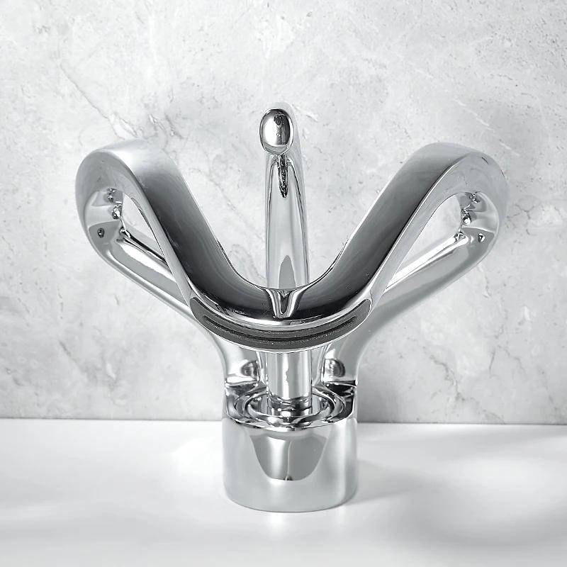 Faucet Bathroom Hollow Out Design Waterfall Basin Mixer Taps Cold and Hot Milk White Gold Basin Faucet Single Hole Torneira
Faucet Bathroom Hollow Out Design Waterfall Basin Mixer Taps Cold and Hot Milk White Gold Basin Faucet Single Hole Torneira