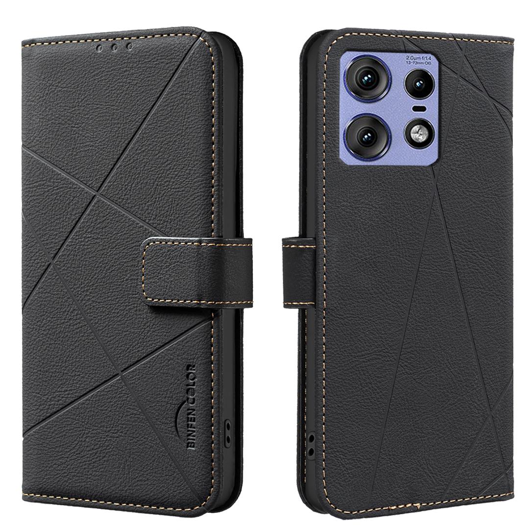 For Motorola Edge 50 Pro 5G Case BINFEN COLOR BF35 Geometry Imprinted Leather Phone Cover RFID Blocking Wallet Stand Black
For Motorola Edge 50 Pro 5G Case BINFEN COLOR BF35 Geometry Imprinted Leather Phone Cover RFID Blocking Wallet Stand Black