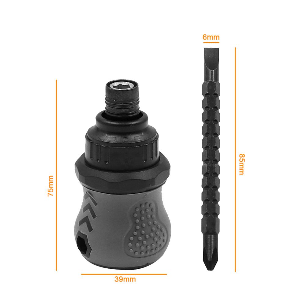 Short Radish Mini Screwdriver Fat Ratchet Screwdriver Telescopic Dual-purpose Cross Adjustable Screwdriver
Short Radish Mini Screwdriver Fat Ratchet Screwdriver Telescopic Dual-purpose Cross Adjustable Screwdriver