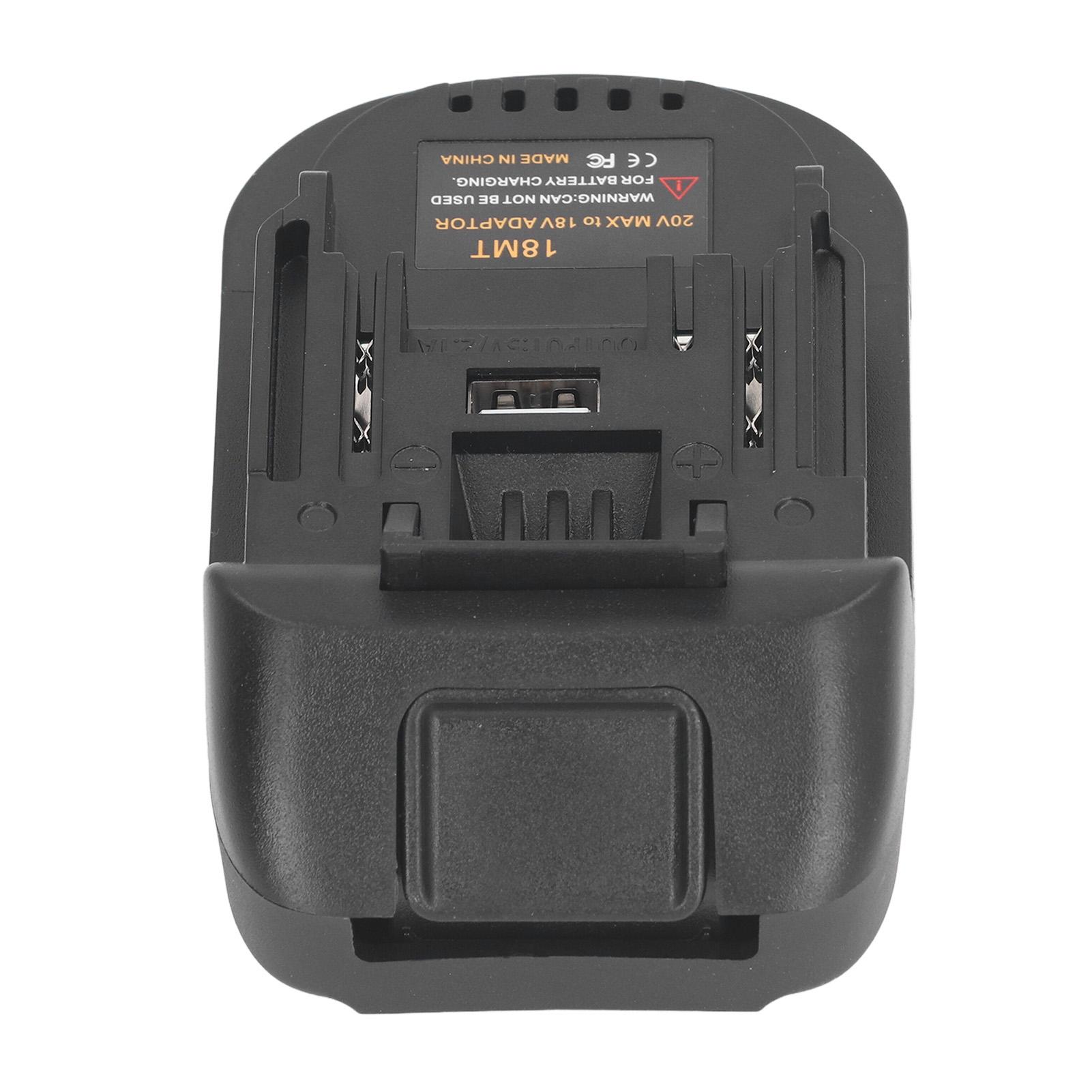 Адаптер-конвертер для аккумулятора, док-станция, разъем питания для литиевого аккумулятора BL1815 BL1820 BL183 BL1840 PBA 18 В
Адаптер-конвертер для аккумулятора, док-станция, разъем питания для литиевого аккумулятора BL1815 BL1820 BL183 BL1840 PBA 18 В