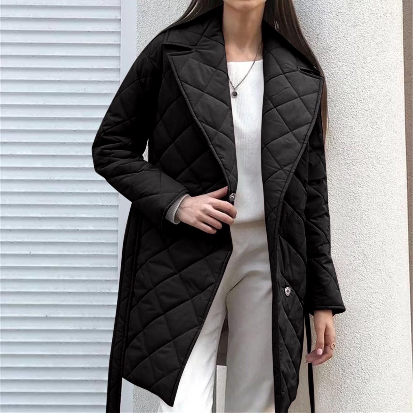 Женская И Зимняя Средней Длины Двубортная Модная Талия Под Пояс Ромбовидный Узор Лацкан Пуховик S чёрный
Женская И Зимняя Средней Длины Двубортная Модная Талия Под Пояс Ромбовидный Узор Лацкан Пуховик S чёрный