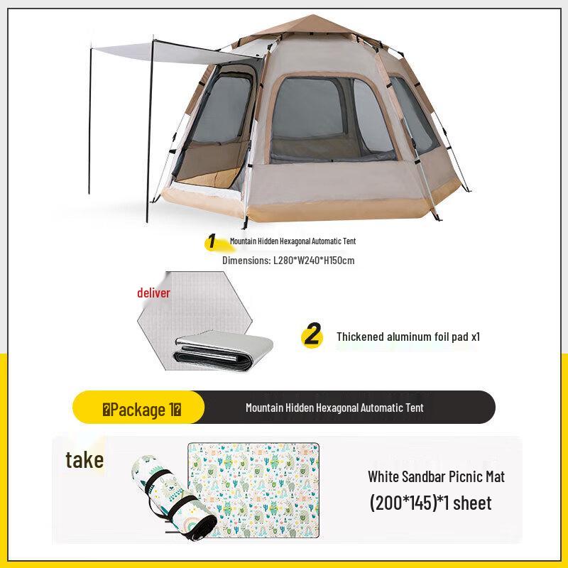 BBQ Family Hexagonal Camping Tent & Canopy
BBQ Family Hexagonal Camping Tent & Canopy