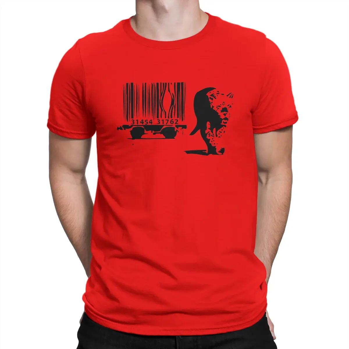 Print Tiger Barcode TShirts for Men Banksy Street Graffiti Artist Creative Pure Cotton Tee Shirt Round Collar Short Sleeve S
Print Tiger Barcode TShirts for Men Banksy Street Graffiti Artist Creative Pure Cotton Tee Shirt Round Collar Short Sleeve S