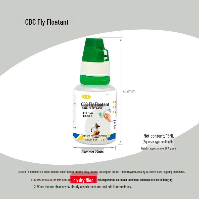 Bailu Feisheng Fly Dry Powder - Dry Fly Floatant & CDC Fishing Gear Accessories
Bailu Feisheng Fly Dry Powder - Dry Fly Floatant & CDC Fishing Gear Accessories