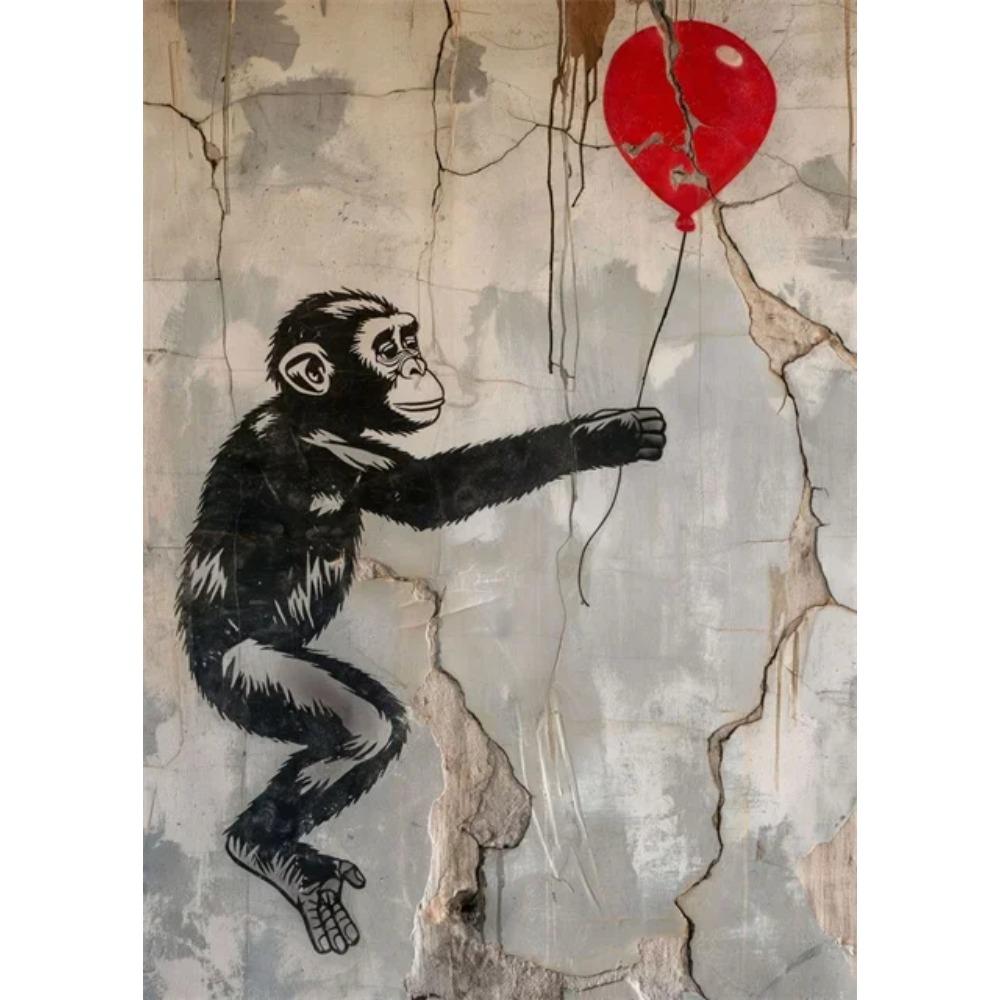 Постери Графіті-мистецтва Banksy Тварини Тигр Вовк Панда з Кулькою Вуличне Настінне Мистецтво Полотно Картина Абстрактний Поп-арт Декор для Дому 40x60cm No Frame
Постери Графіті-мистецтва Banksy Тварини Тигр Вовк Панда з Кулькою Вуличне Настінне Мистецтво Полотно Картина Абстрактний Поп-арт Декор для Дому 40x60cm No Frame