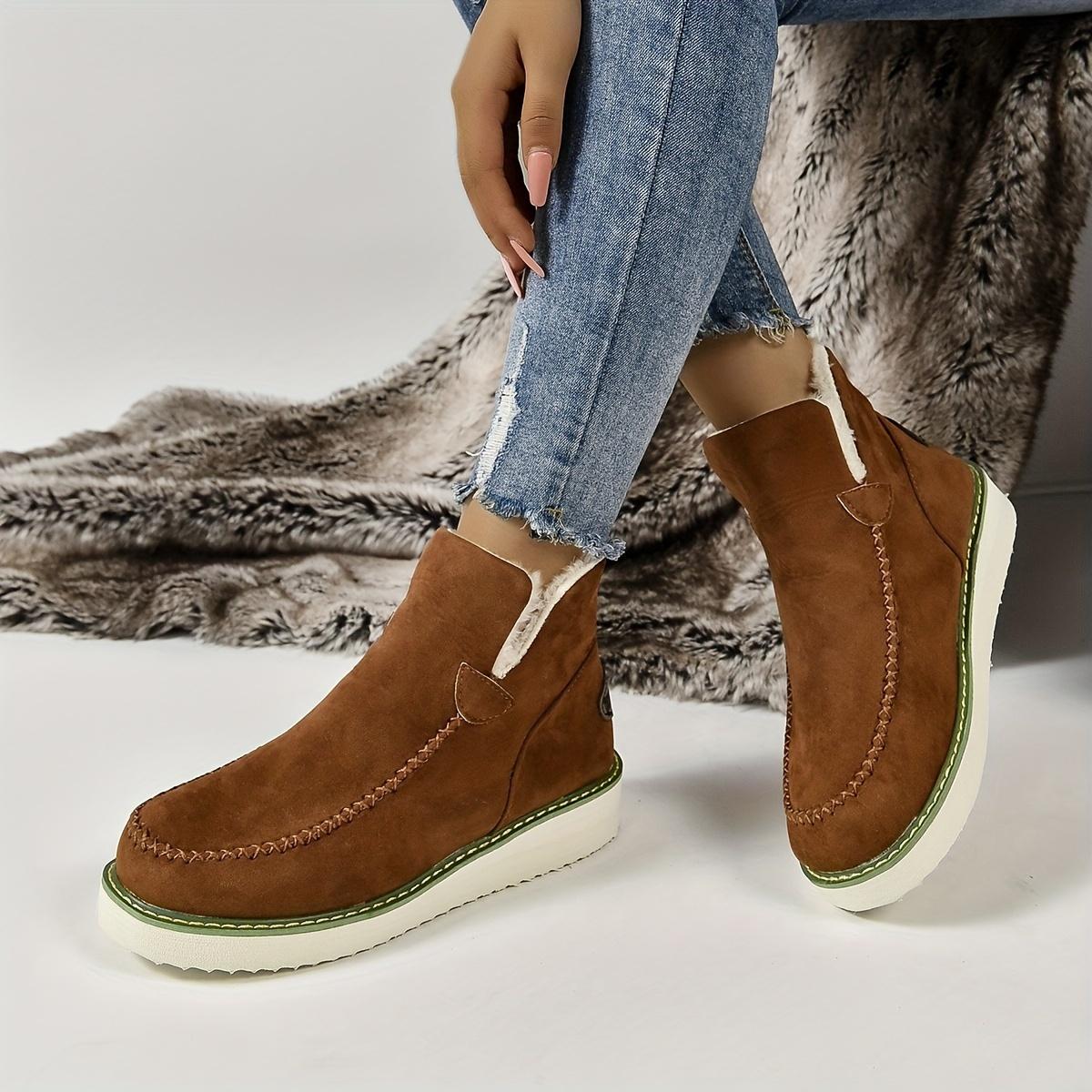 Women s Plush Lined Snow Boots Warm Round Toe Short Boots Outdoor Thick Soled Boots 36 чорний
Women s Plush Lined Snow Boots Warm Round Toe Short Boots Outdoor Thick Soled Boots 36 чорний