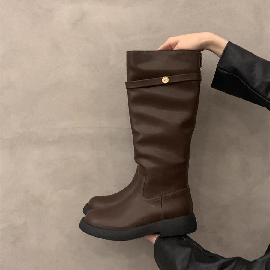Su Yinyin has the same thick-heeled British style knight boots elastic boots for women s 2024 winter new small gold coin versatile thin boots 35
Su Yinyin has the same thick-heeled British style knight boots elastic boots for women s 2024 winter new small gold coin versatile thin boots 35