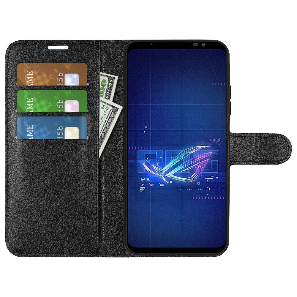 For Asus ROG Phone 6 5G Anti-wear Litchi Texture Flip Phone Case Well-protected PU Leather Wallet Stand Feature Cover Black
For Asus ROG Phone 6 5G Anti-wear Litchi Texture Flip Phone Case Well-protected PU Leather Wallet Stand Feature Cover Black