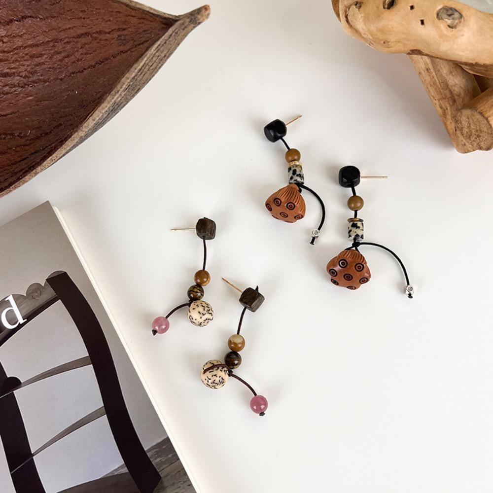 Party Jewelry Lotus Seedpod Fan Bead Chinese Style Earrings Ancient Ear Drop Women Earrings
Party Jewelry Lotus Seedpod Fan Bead Chinese Style Earrings Ancient Ear Drop Women Earrings