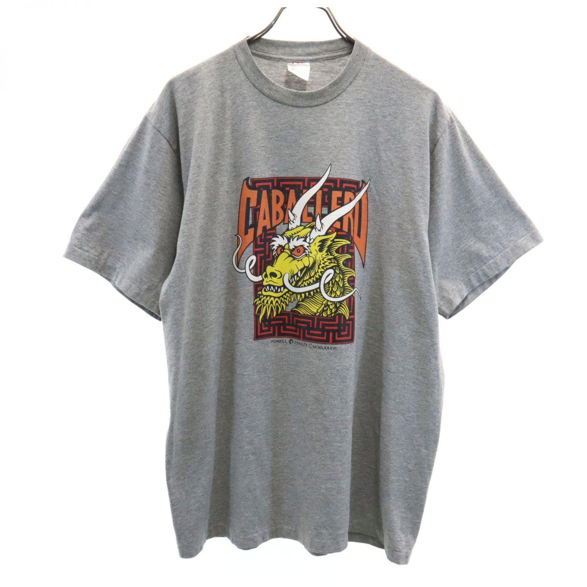 POWELL PERALTA 90s Made in USA 2 tags Print Short sleeve T-shirt L gray Men s Used
POWELL PERALTA 90s Made in USA 2 tags Print Short sleeve T-shirt L gray Men s Used