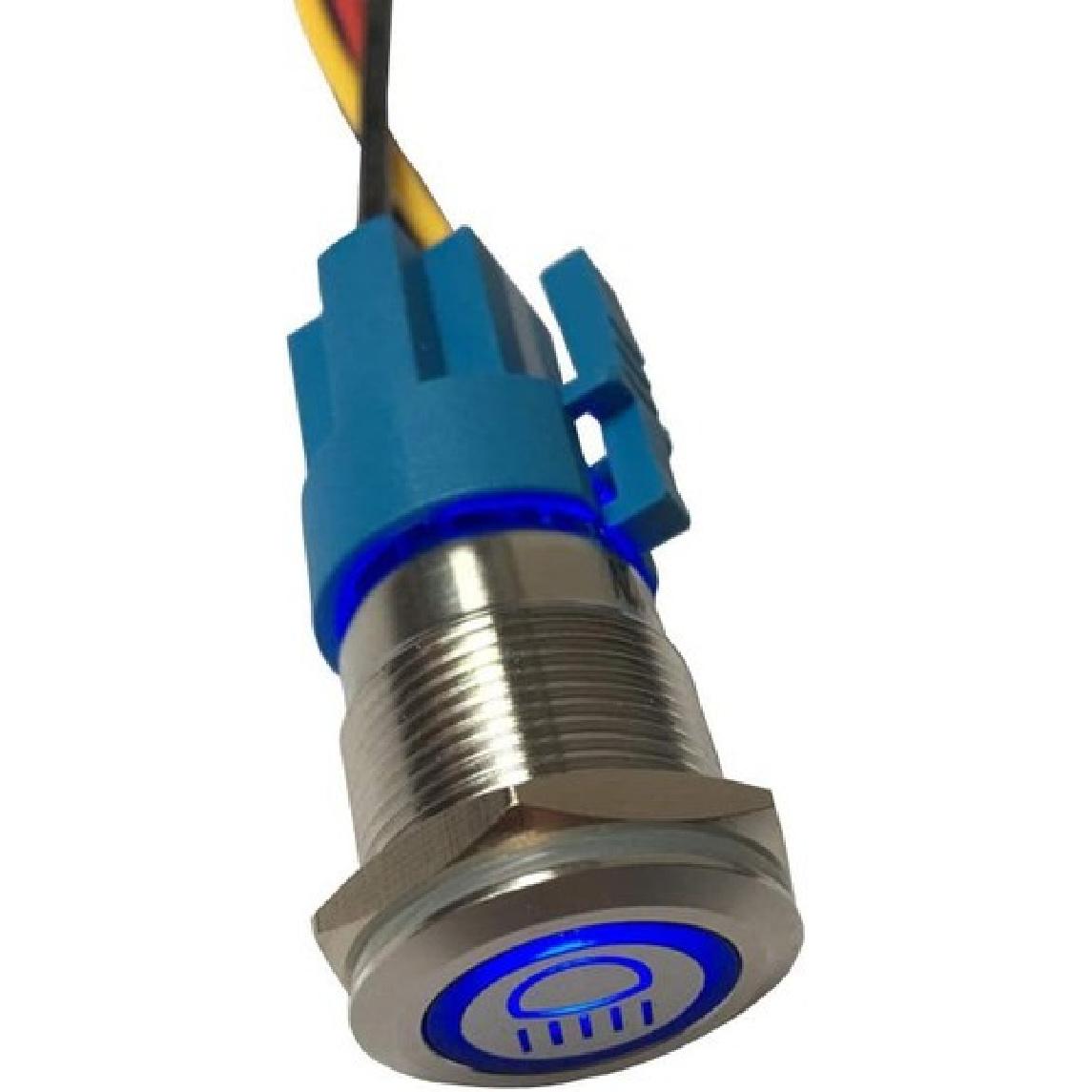 12V Car Vehicle Blue LED Light Main Beam Push Button Metal Toggle Switch Sock
12V Car Vehicle Blue LED Light Main Beam Push Button Metal Toggle Switch Sock