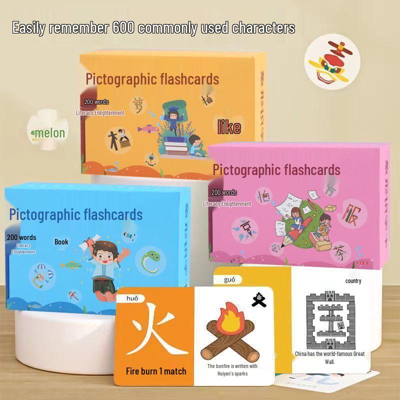 Early Learning Flashcards: 600 Recognizable Chinese Characters for Toddlers & Kindergarten Transition Basic
Early Learning Flashcards: 600 Recognizable Chinese Characters for Toddlers & Kindergarten Transition Basic