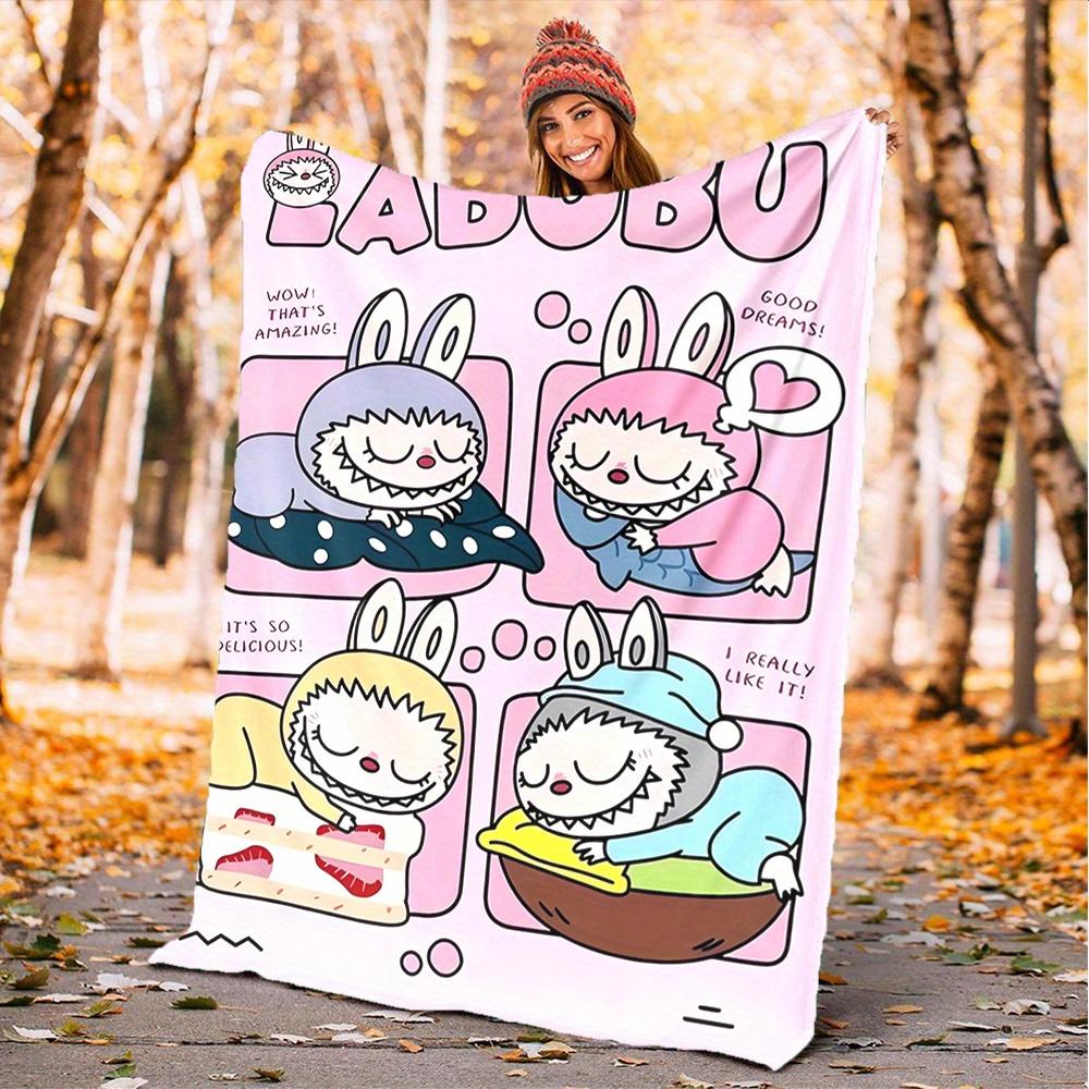 1pc Bunny, LABUBU, Food Digital Printed Flannel Blanket, Super Soft Plush Fleece Bed Cover, Multipurpose Four Season Blanket for Sofa, Bed, 150x180cm
1pc Bunny, LABUBU, Food Digital Printed Flannel Blanket, Super Soft Plush Fleece Bed Cover, Multipurpose Four Season Blanket for Sofa, Bed, 150x180cm