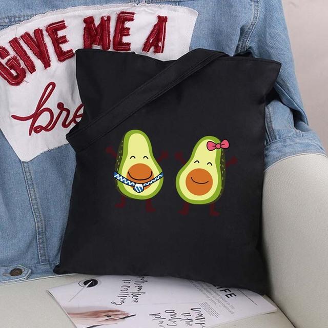 Холщовая сумка с узором авокадо, сумка-шопер, Harajuku, женская сумка большой вместимости, классическая винтажная сумка на плечо, сумка 24*26cm
Холщовая сумка с узором авокадо, сумка-шопер, Harajuku, женская сумка большой вместимости, классическая винтажная сумка на плечо, сумка 24*26cm