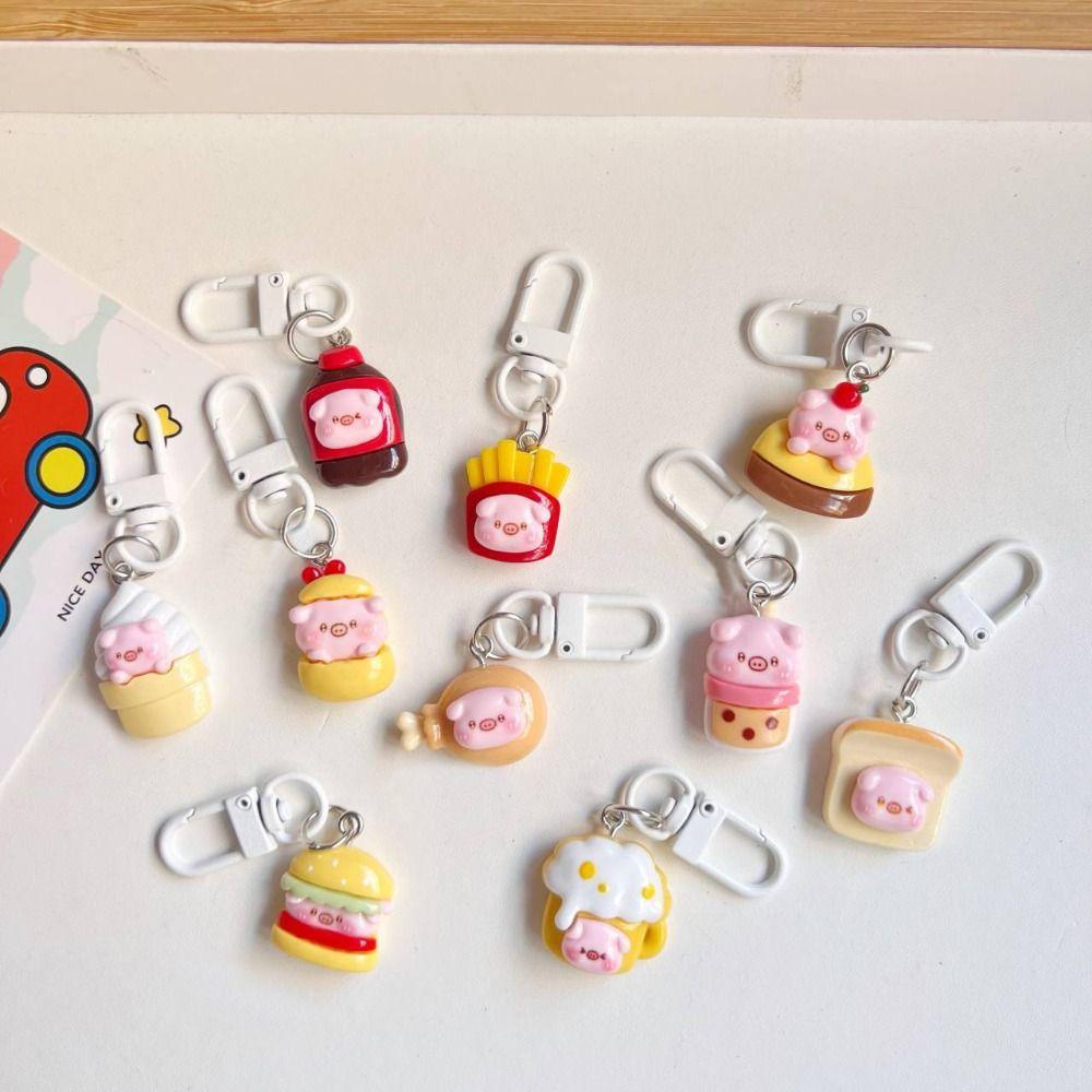 Kawaii Hamburger Pig Keychain Resin Milk Tea Piggy Pendant Mini Simulated Food Keyring Couple
Kawaii Hamburger Pig Keychain Resin Milk Tea Piggy Pendant Mini Simulated Food Keyring Couple