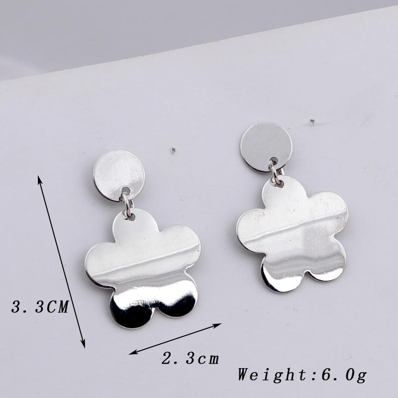 Simple Metal Flower Drop Earrings for Women Geometry Round Plum Blossom Dangle Earrings Vintage Copper Color Trendy Zircon
Simple Metal Flower Drop Earrings for Women Geometry Round Plum Blossom Dangle Earrings Vintage Copper Color Trendy Zircon