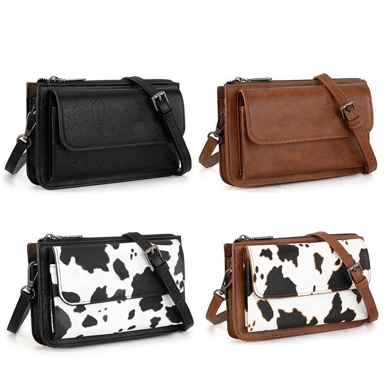 Retro European and American Style Printed Crossbody - Multifunctional Adjustable Shoulder Bag Solid Color Casual Cell Phone Bag
Retro European and American Style Printed Crossbody - Multifunctional Adjustable Shoulder Bag Solid Color Casual Cell Phone Bag