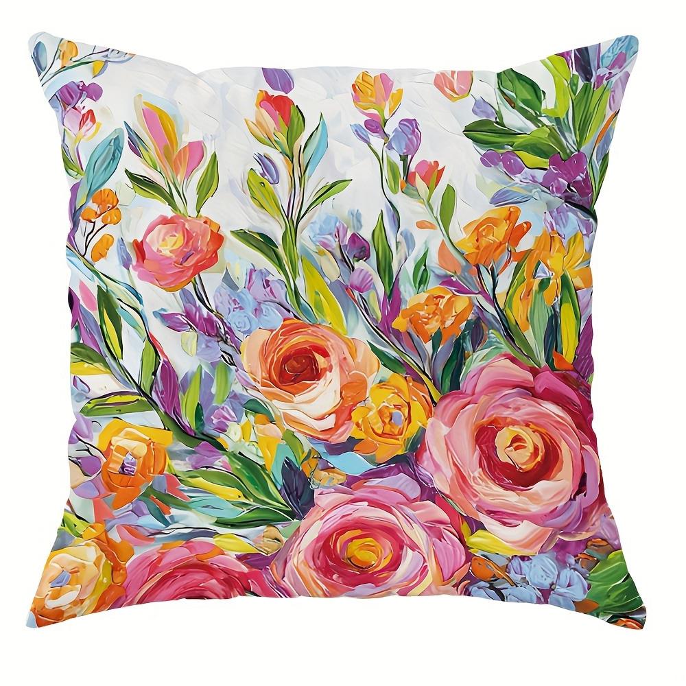 Красочная расписанная вручную цветочная наволочка-подушка для благословения, для домашнего интерьера, чехол для подушки дивана и кресла, персонализированное украшение комнаты 16x16Inch
Красочная расписанная вручную цветочная наволочка-подушка для благословения, для домашнего интерьера, чехол для подушки дивана и кресла, персонализированное украшение комнаты 16x16Inch