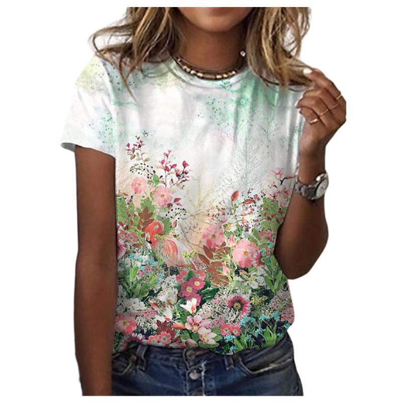 Women s New Round Neck 3D Printed Short Sleeved Loose Fitting Short Sleeved T-shirt 6XL
Women s New Round Neck 3D Printed Short Sleeved Loose Fitting Short Sleeved T-shirt 6XL