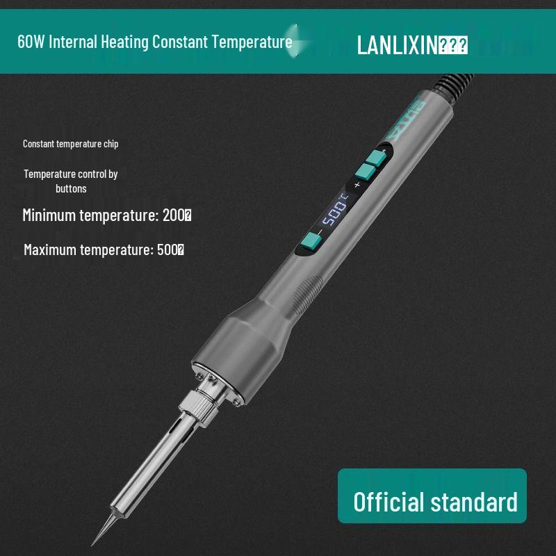 High-Power Digital Soldering Iron - Professional-Grade Electric Welding Pen for Household Repairs
High-Power Digital Soldering Iron - Professional-Grade Electric Welding Pen for Household Repairs