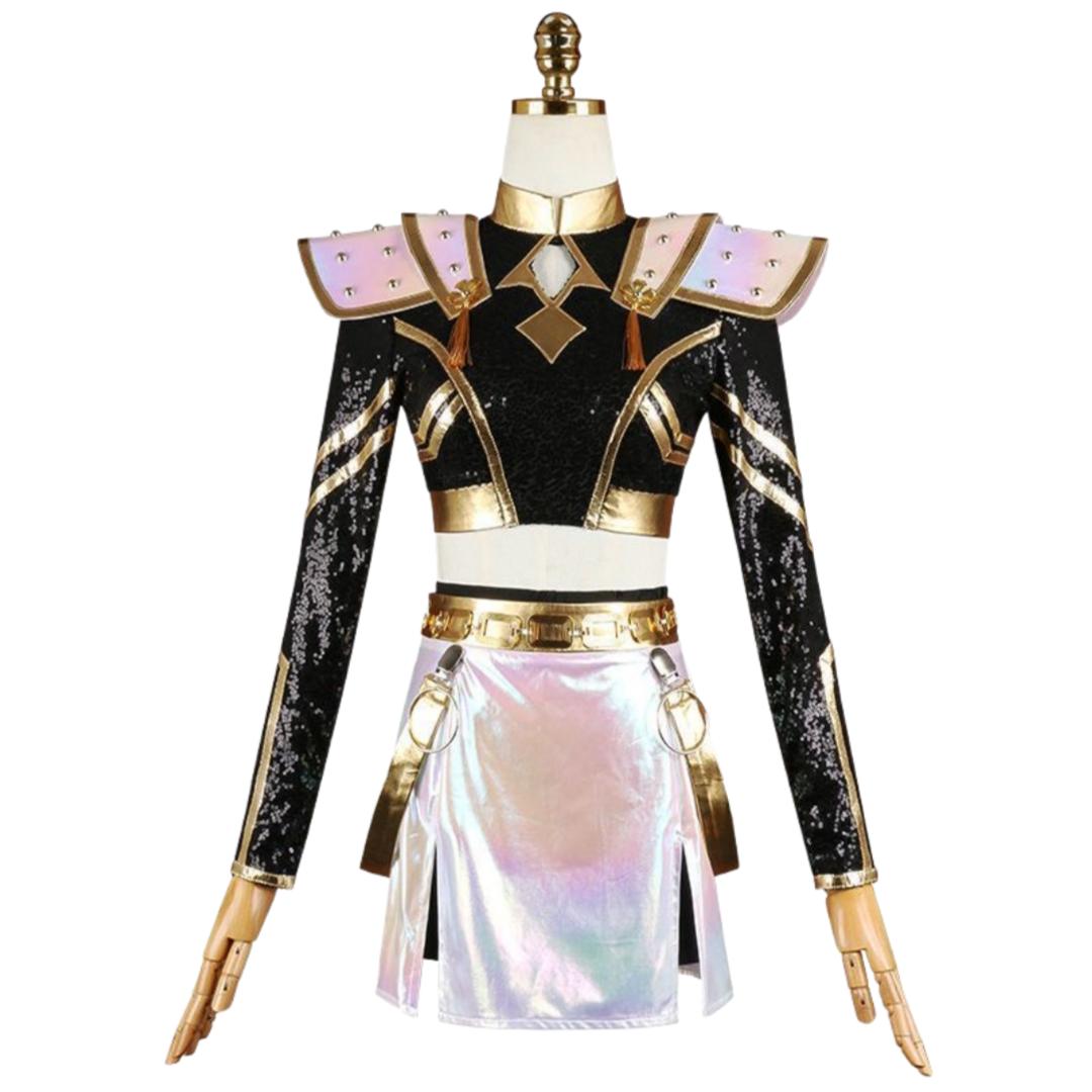 Аниме K-Pop Зои Мира Руми Косплей Костюм Парик Черные Охотники на Демонов S
Аниме K-Pop Зои Мира Руми Косплей Костюм Парик Черные Охотники на Демонов S