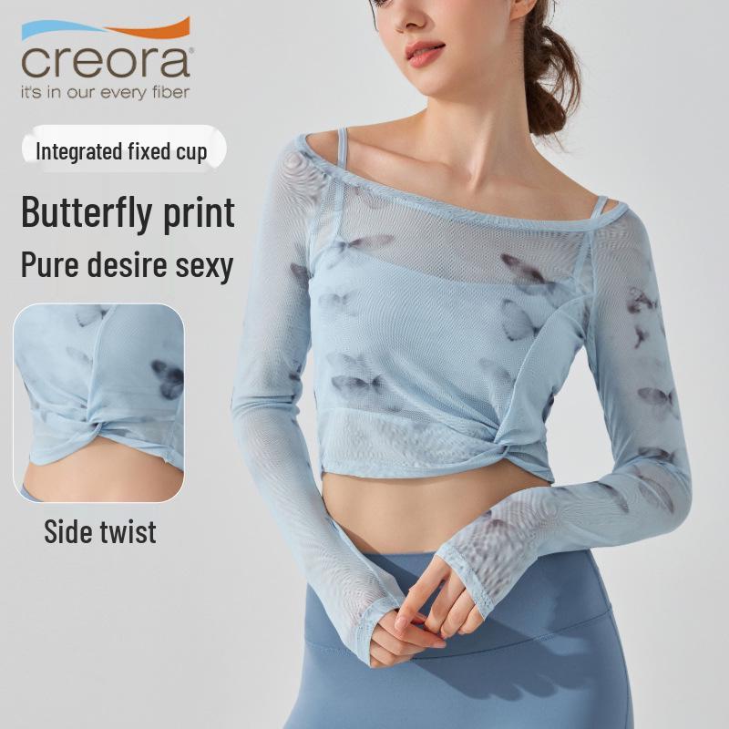 Butterfly Mesh Two-in-One Long Sleeve Yoga Top with Fixed Chest Pad and Quick-Dry Cover-Up L (with Bra)
Butterfly Mesh Two-in-One Long Sleeve Yoga Top with Fixed Chest Pad and Quick-Dry Cover-Up L (with Bra)