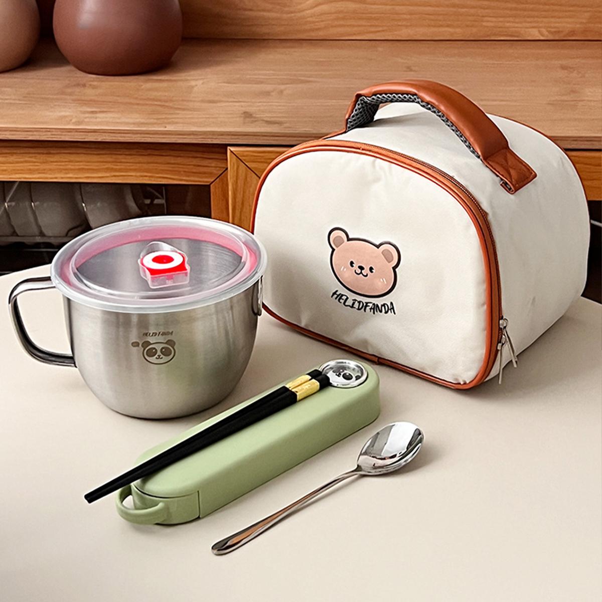 WORTHBUY 1200ML 304 Stainless Steel Instant Noodles Bowl Large Capacity Lunch Box Ramen Bowl Portable Food Container With Lid
WORTHBUY 1200ML 304 Stainless Steel Instant Noodles Bowl Large Capacity Lunch Box Ramen Bowl Portable Food Container With Lid