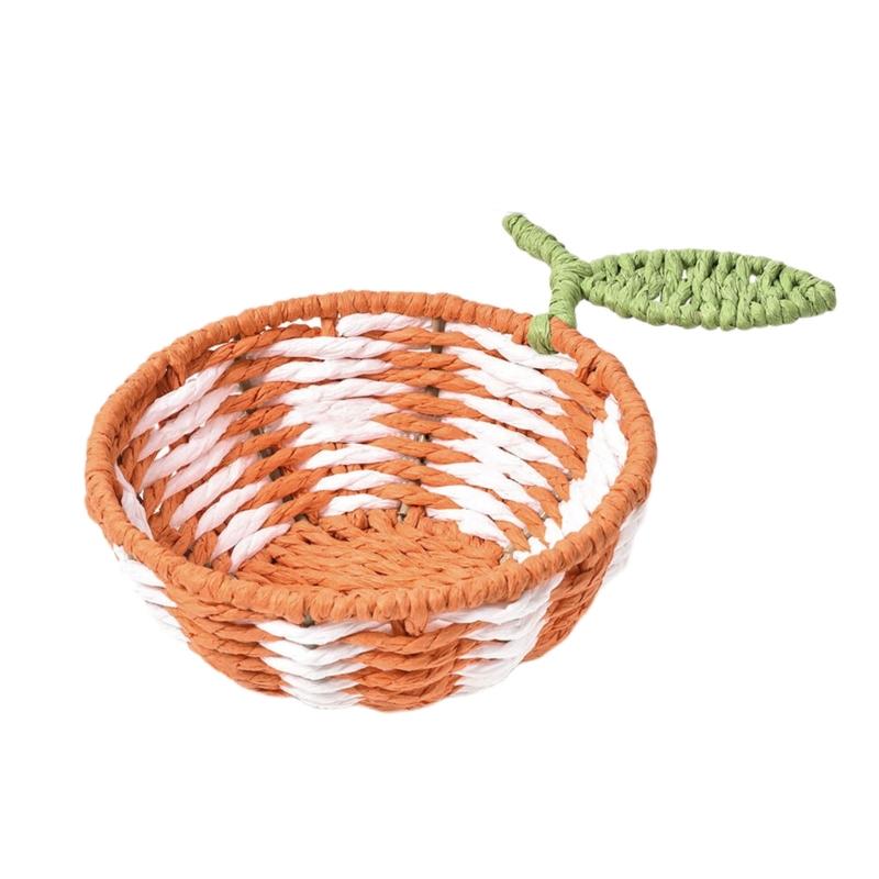 Woven Basket Fruit Shaped Decorative Storage Bin For Produce Kitchen Essential Multifunctional Home Organization Tool
Woven Basket Fruit Shaped Decorative Storage Bin For Produce Kitchen Essential Multifunctional Home Organization Tool