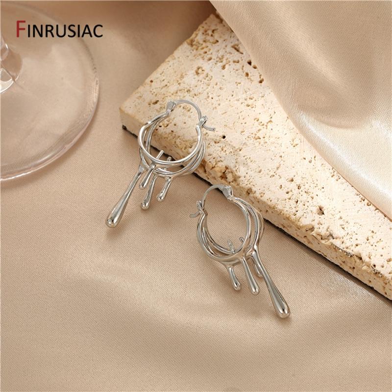 FINRUSIAC New Design Geometric Water Drop Earrings Gold Plated Trendy Irregular Earrings For Women s Fashion Party Jewelry
FINRUSIAC New Design Geometric Water Drop Earrings Gold Plated Trendy Irregular Earrings For Women s Fashion Party Jewelry