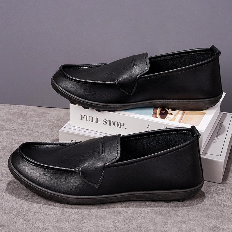 Single layer breathable versatile light lazy shoes breathable soft sole one pedal driving shoes comfortable versatile casual leather shoes 44 чёрный
Single layer breathable versatile light lazy shoes breathable soft sole one pedal driving shoes comfortable versatile casual leather shoes 44 чёрный