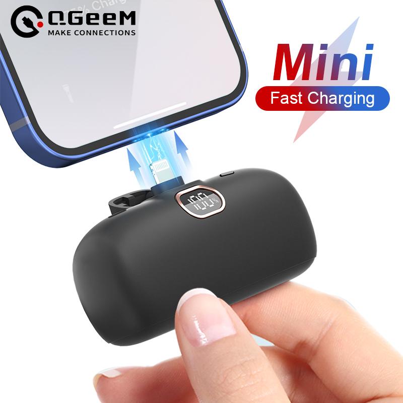 QGeeM Mini Power Bank 5000 мАч PowerBank QC PD Быстрая зарядка для iPhone 14 13 12 Batterie Externe Портативное зарядное устройство для Samsung Xiaomi
QGeeM Mini Power Bank 5000 мАч PowerBank QC PD Быстрая зарядка для iPhone 14 13 12 Batterie Externe Портативное зарядное устройство для Samsung Xiaomi