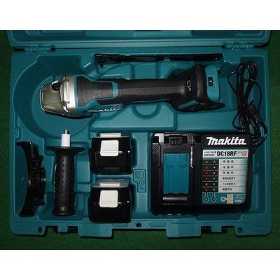 Makita 125mm Rechargeable Disc Grinder 18V6Ah 2 Case Included GA518DRGX Batteries, Charger,
Makita 125mm Rechargeable Disc Grinder 18V6Ah 2 Case Included GA518DRGX Batteries, Charger,
