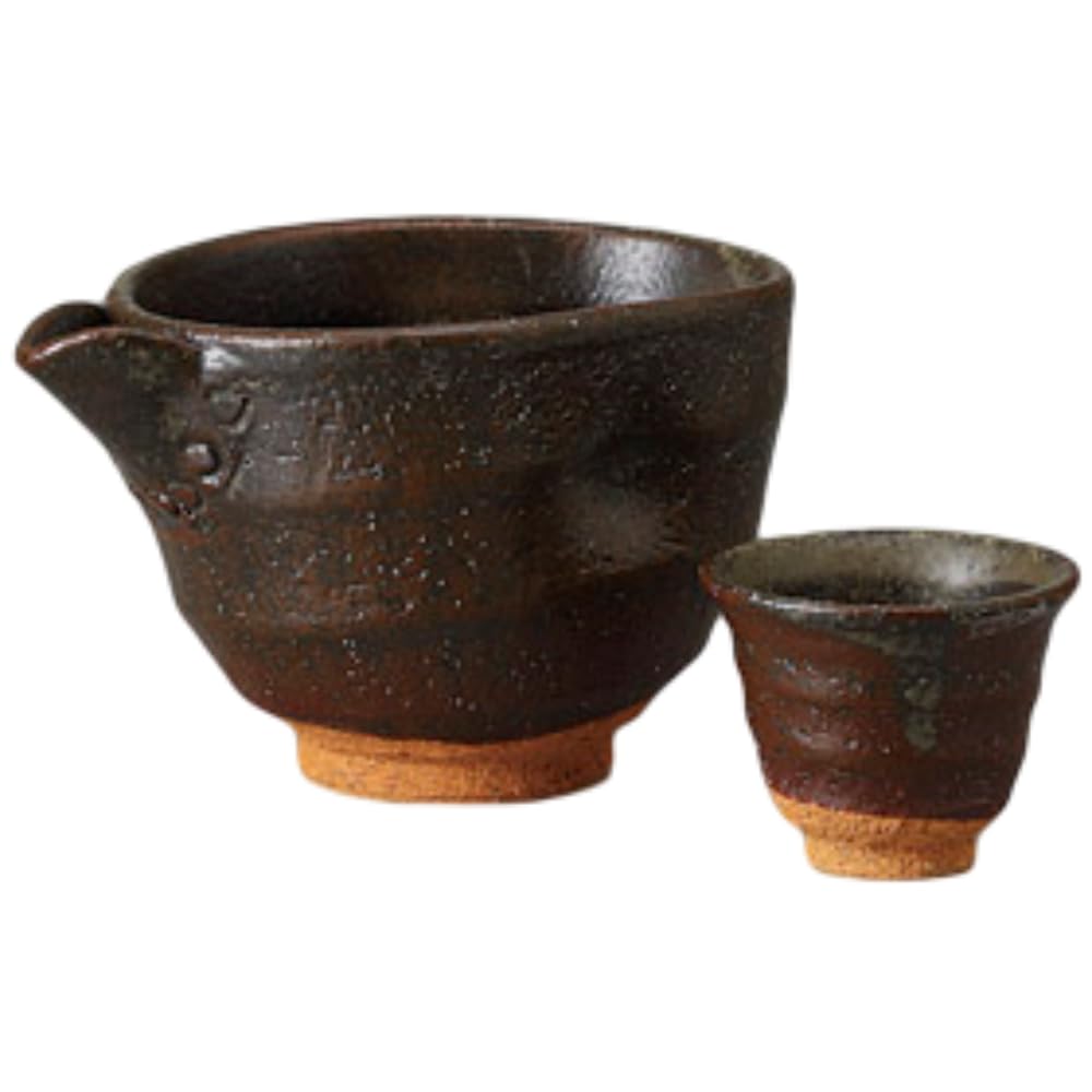 Sake Utensil Set Tokkuri Ochoko Set Diameter 13 x 10 x Height 300ml Nanban Cold Sake Set Pottery Mino Ware Hot Sake Hot Bottle Cold Sake Japanese Sake
Sake Utensil Set Tokkuri Ochoko Set Diameter 13 x 10 x Height 300ml Nanban Cold Sake Set Pottery Mino Ware Hot Sake Hot Bottle Cold Sake Japanese Sake