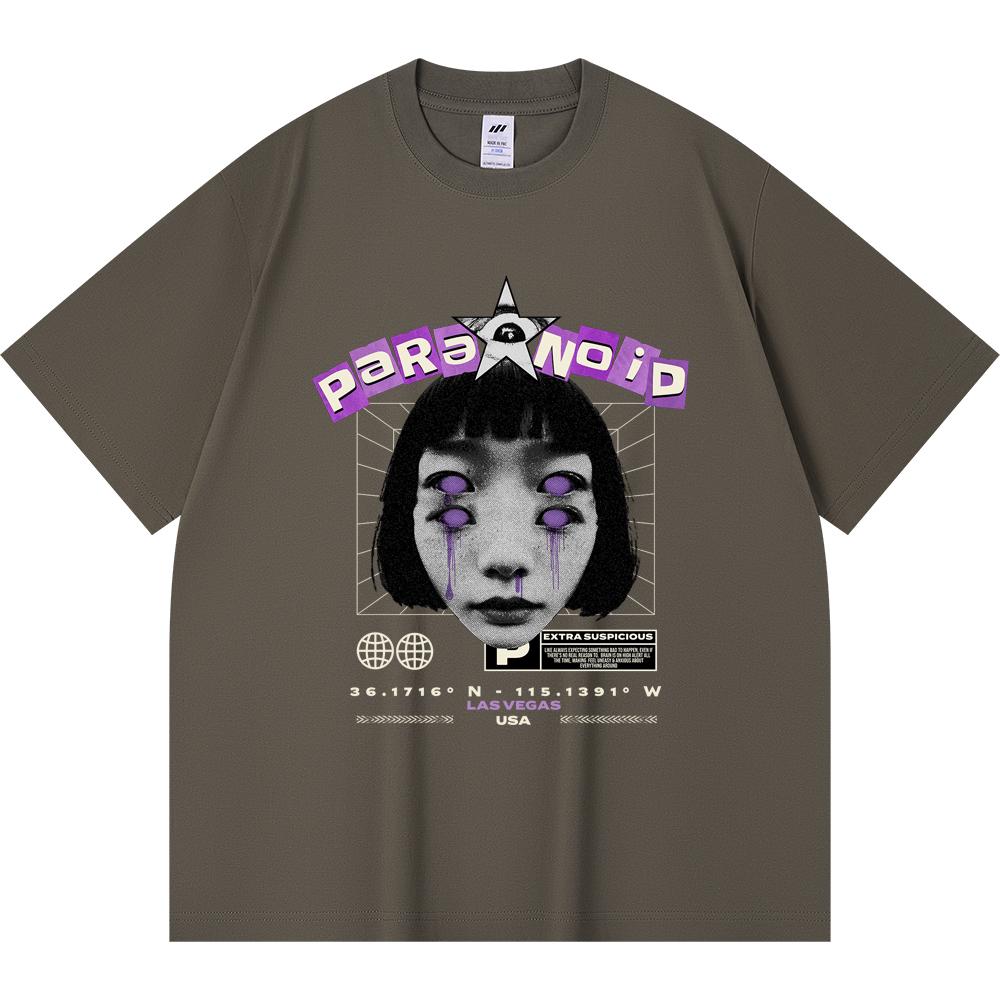 230GSM 100% Cotton T-Shirt Paranoid Print Tees Funny Harajuku Style Combed Cotton Tshirt XS абрикосовый
230GSM 100% Cotton T-Shirt Paranoid Print Tees Funny Harajuku Style Combed Cotton Tshirt XS абрикосовый