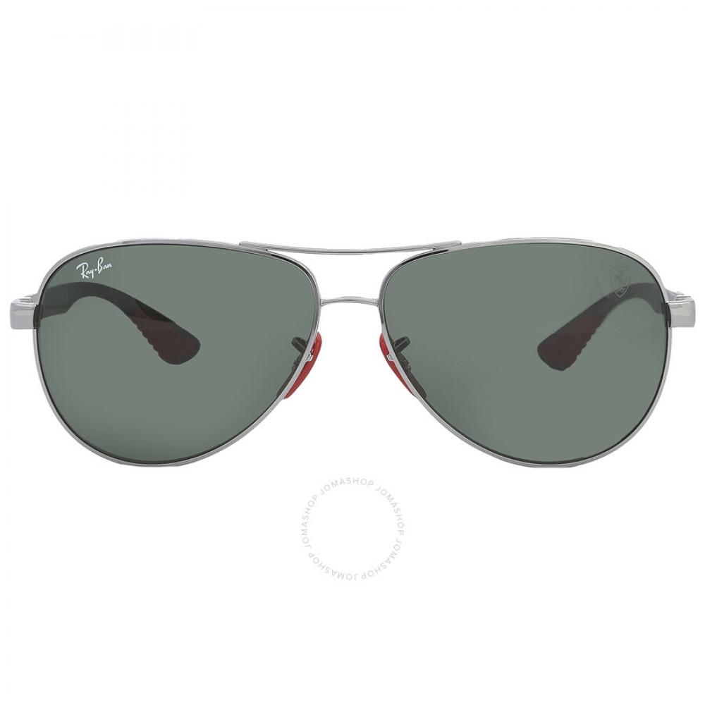 Темно-зеленые солнцезащитные очки унисекс Ray Ban Scuderia Ferrari Pilot RB8331M F00171 61
Темно-зеленые солнцезащитные очки унисекс Ray Ban Scuderia Ferrari Pilot RB8331M F00171 61