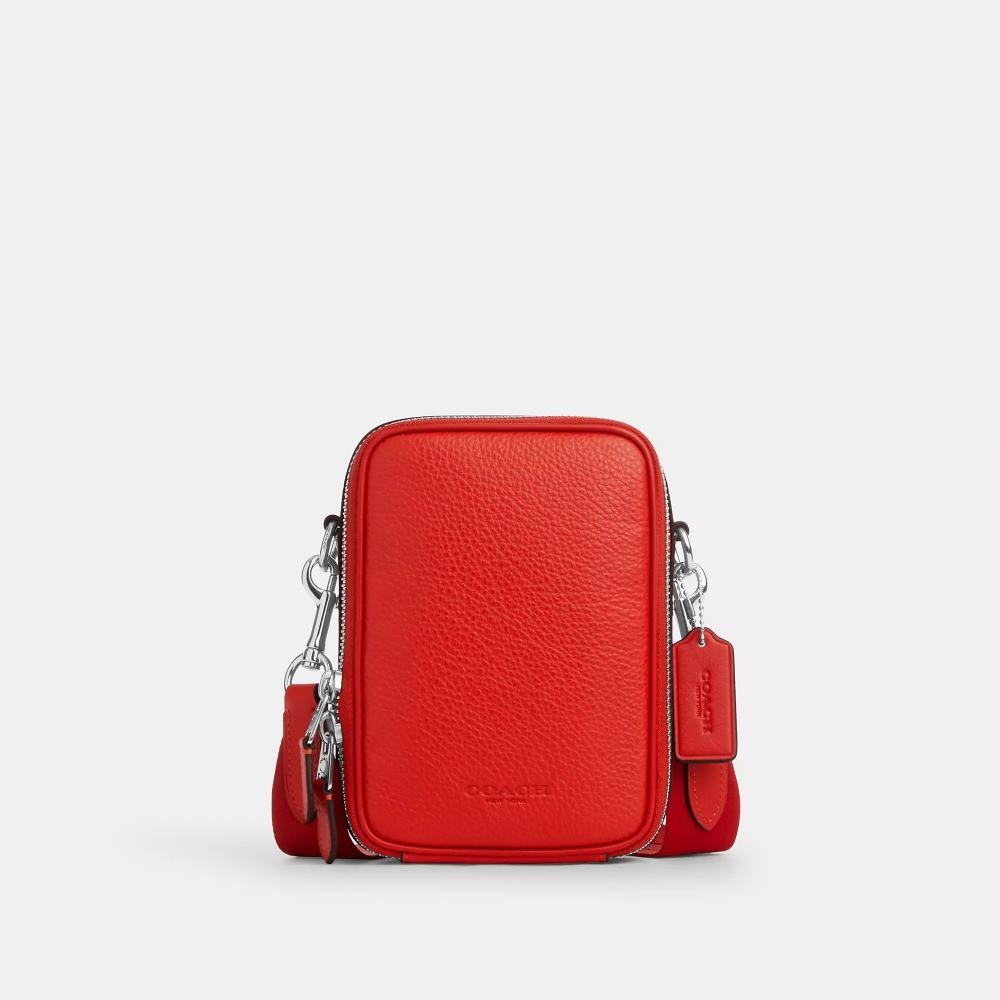 Кроссбоди Coach Stanton Silver Miami Red 
Кроссбоди Coach Stanton Silver Miami Red