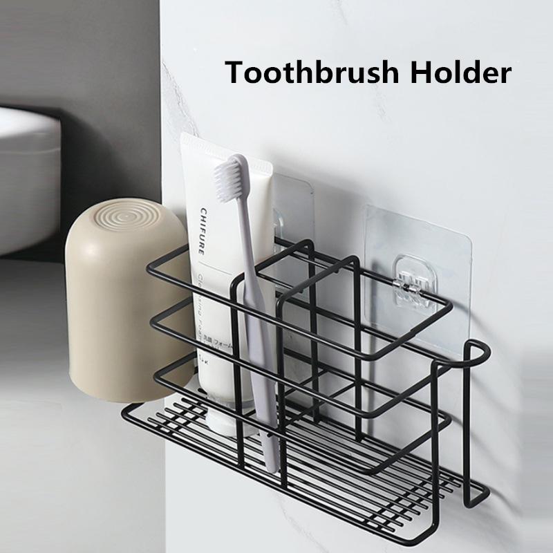 Настенный держатель для зубных щеток без перфоратора, органайзер для зубной пасты, подставка для ополаскивателя для рта, инструменты для ванной комнаты чёрный
Настенный держатель для зубных щеток без перфоратора, органайзер для зубной пасты, подставка для ополаскивателя для рта, инструменты для ванной комнаты чёрный