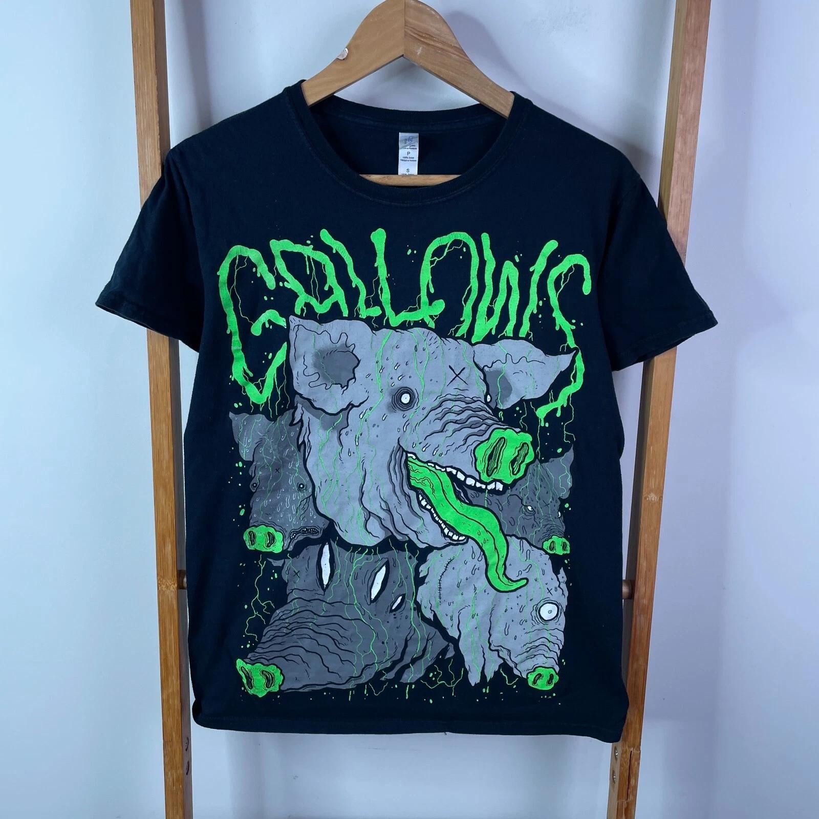 Gallows Pig Shirt Womens Small Black Graphic Short Sleeve Cotton Crew Neck S
Gallows Pig Shirt Womens Small Black Graphic Short Sleeve Cotton Crew Neck S