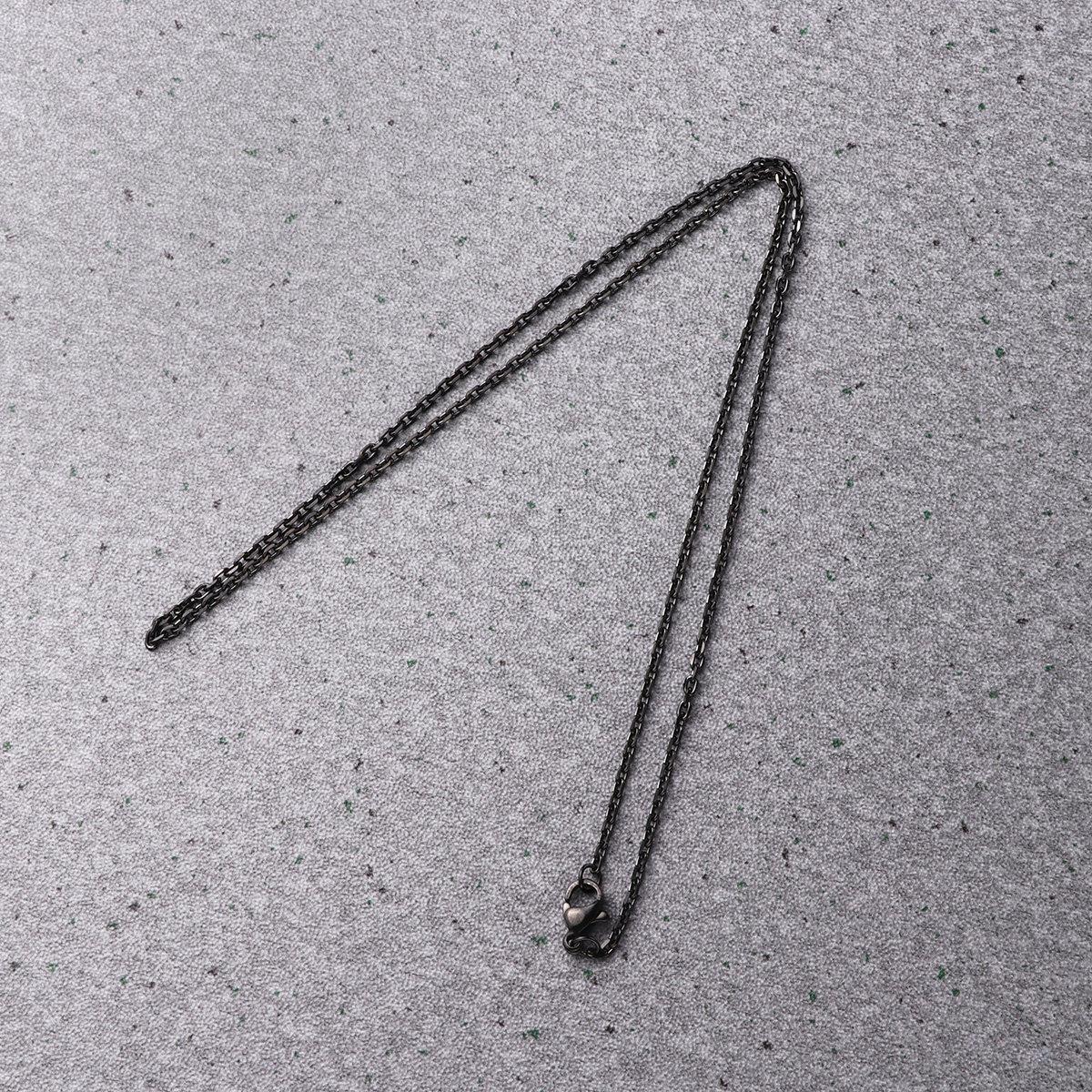 5Pcs Black Stainless Steel Necklace 50Cm 2Mm for Men Simple Pendant Lightweight Anti Fade Daily Accessory Necklace Simple 50X0.1cm
5Pcs Black Stainless Steel Necklace 50Cm 2Mm for Men Simple Pendant Lightweight Anti Fade Daily Accessory Necklace Simple 50X0.1cm