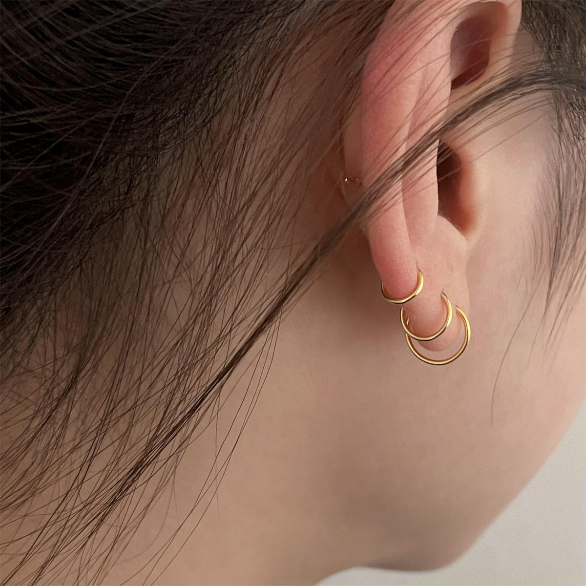 Серьги-кольца из стерлингового серебра 999 пробы, простые женские серьги в простом стиле, стильные, высококачественные, модные, простые серьги 999 silver
Серьги-кольца из стерлингового серебра 999 пробы, простые женские серьги в простом стиле, стильные, высококачественные, модные, простые серьги 999 silver